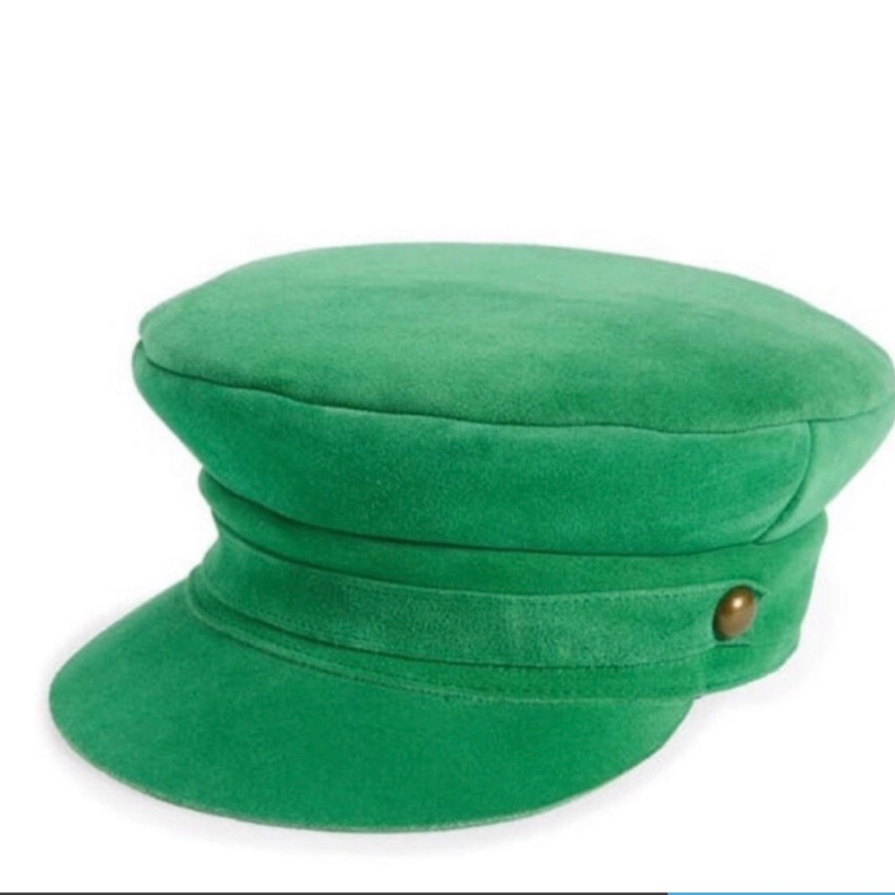 NEW Lack of Color “Lola” Green Suede Hat - Picture 10 of 11
